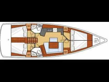 Croatia charter and sailing - Sailing boat - Dufour Gib Sea 43 (code:PLA 150) - Trogir